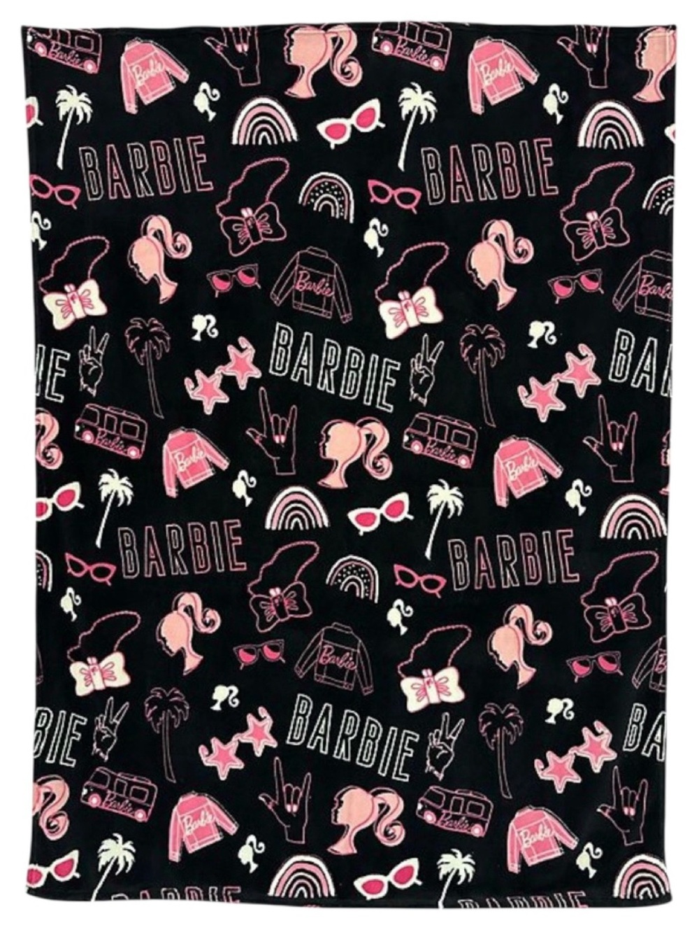 Barbie Fashion Icons Throw Blanket (NWT)